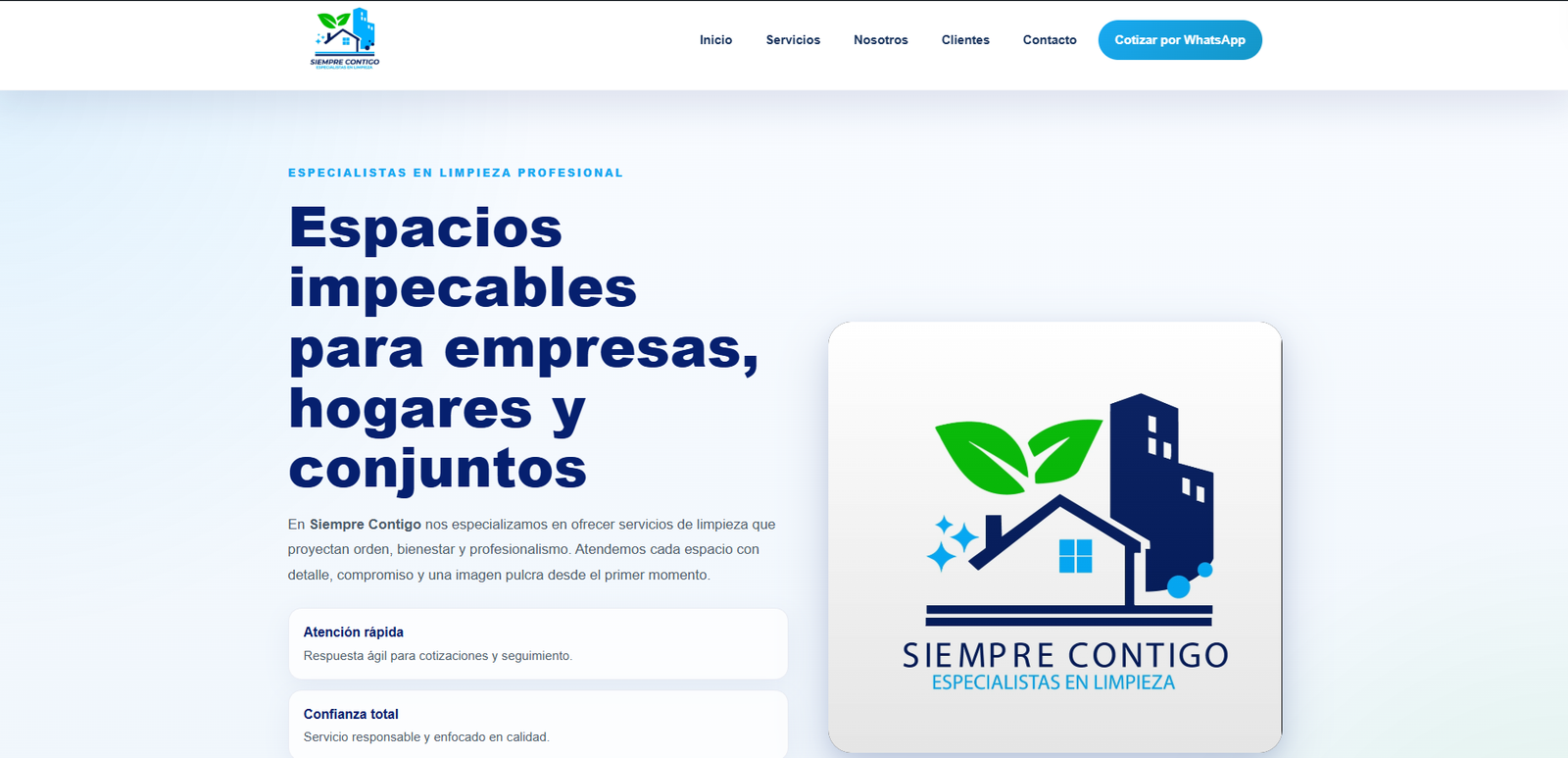 Página Siempre Contigo